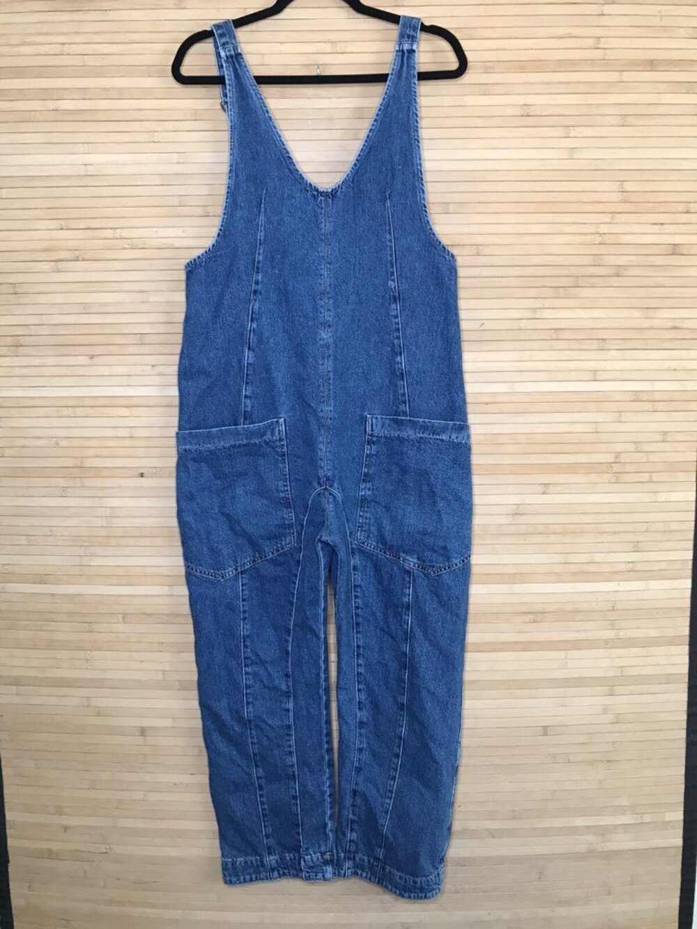 Free People We The Free High Roller Jumpsuit Blue romper Size XS - Picture 2 of 7